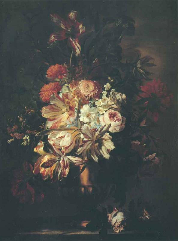 Abraham Brueghel Bouquet de fleurs dans un vase en bronze France oil painting art